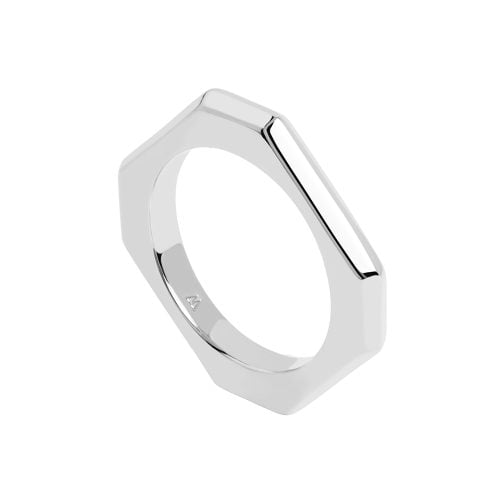 PD Paola Signature Link Silver Ring