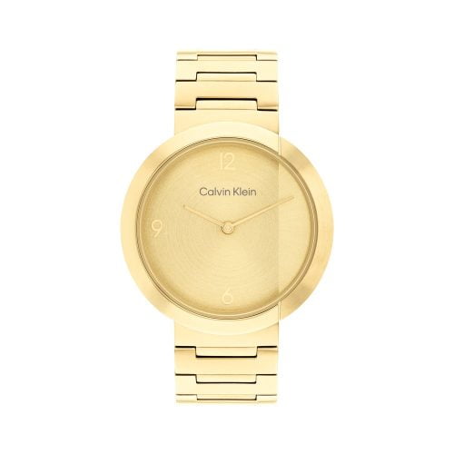 CALVIN KLEIN Eccentric Gold Stainless Steel Bracelet 25200290