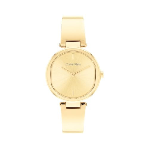 Calvin Klein Elevated Gold Stainless Steel Bracelet 25200309