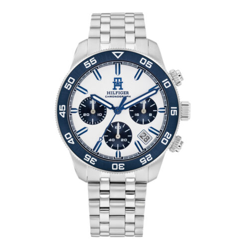 Tommy Hilfiger TH85 Chronograph White Dial Ανδρικό Ρολόι 1792157